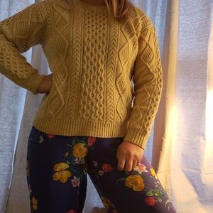 VINTAGE hand knit